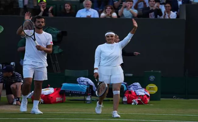 Sania Mirza Loses Mixed Doubles Semifinal At Last Wimbledon Of Her Career - Sakshi