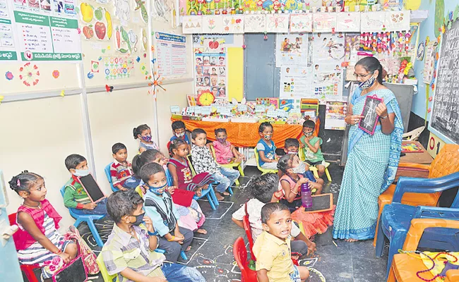 Department of Women and Child Development Anganwadi workers - Sakshi