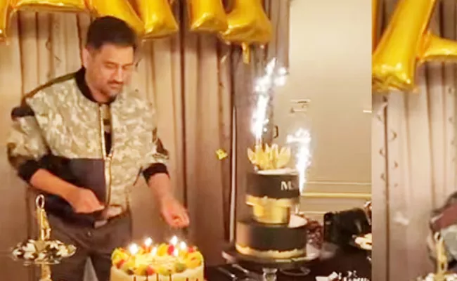 Dhoni 41st Birthday Rishabh Pant Spotted In Party Sakshi Shares Video Pics