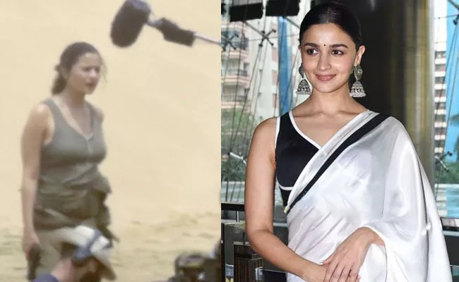 Alia Bhatt Baby Bump Photos Leaked From Heart Of Stone Movie Shooting - Sakshi