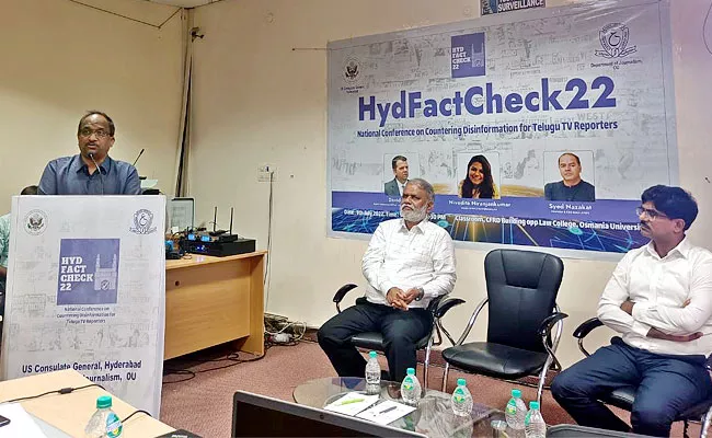 HydFactCheck 2022 National Conference At Osmania University - Sakshi