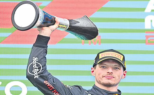 Max Verstappen Secures Eighth Win of Season at Hungarian Grand Prix - Sakshi