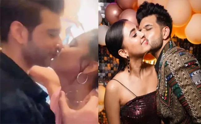 Tejasswi Prakash, Karan Kundrra Locks Lip, Intimate Video Goes Viral - Sakshi