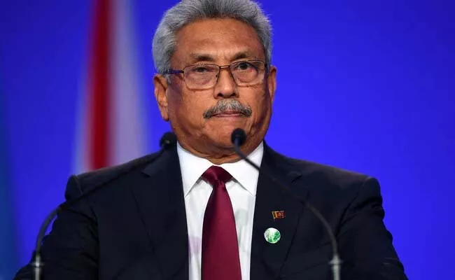 Sri Lankan President Gotabaya Rajapaksa Flees To Thailand  - Sakshi