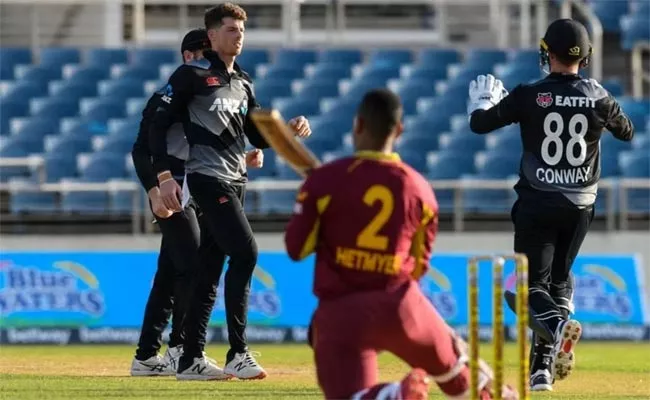 WI VS NZ 1st T20I: Mitchel Santner Stars As New Zealand Beat West Indies By 13 Runs - Sakshi