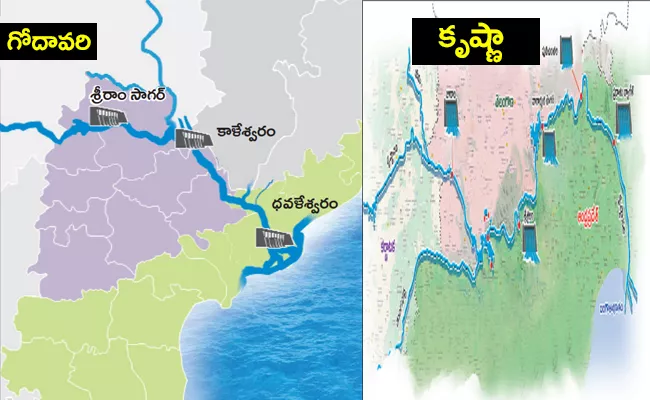 Projects Were Gates Lifted Due To Flooding Of Godavari And Sub Rivers - Sakshi