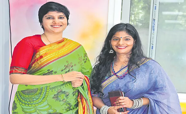 Bapu bomma printed of handloom sarees - Sakshi