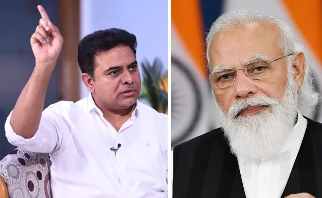 Telangana Minister KTR Slams PM Modi Over Freebie Criticism - Sakshi