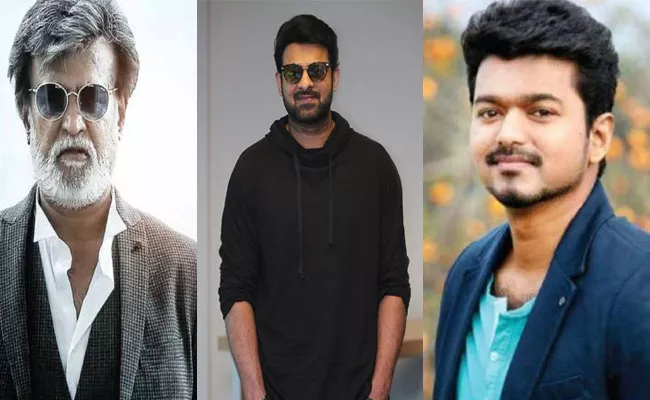 Rajinikanth, Prabhas, Vijay Charge Huge Remuneration For Upcoming Movies - Sakshi