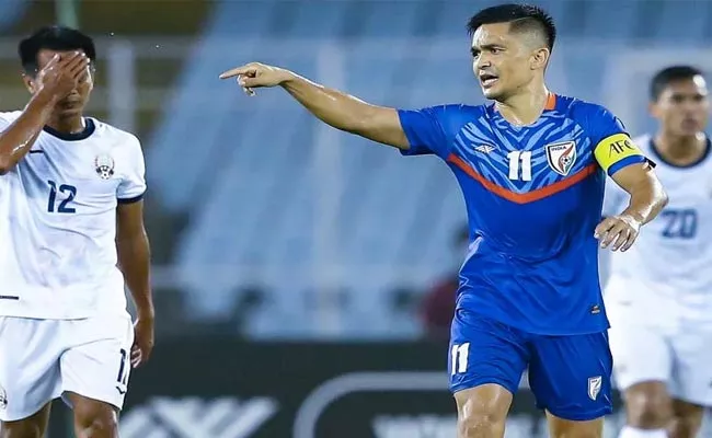 Out Of Your Control, Sunil Chhetri Tells Players On FIFA Ban Threat On AIFF - Sakshi