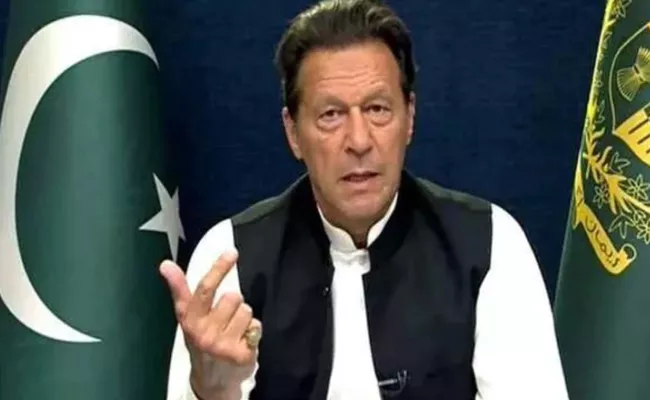 Pak Former PM Imran Khan Hails EAM Jaishankar In Lahore rally - Sakshi