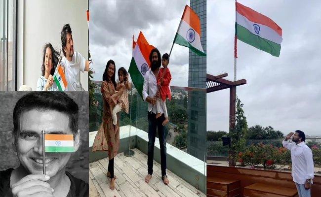 Chiranjeevi, Nagarjuna And Other Celebrities Wish Fans On 76th Independence Day - Sakshi