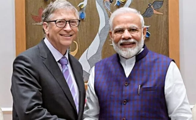 Bill Gates praise for PM Modi for prioritising health - Sakshi