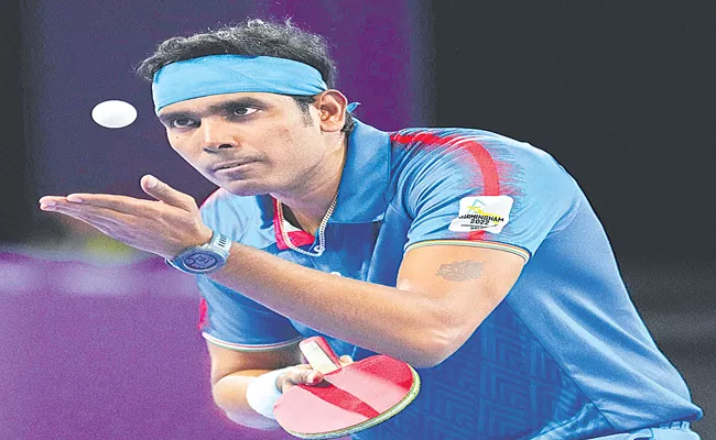 Sharath Kamal to hang around till Paris Olympics after CWG success - Sakshi