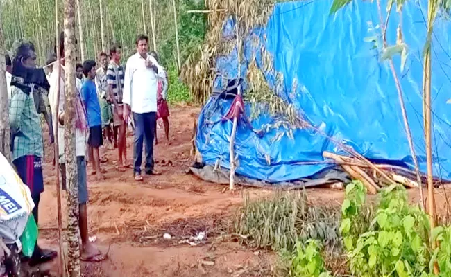 Death of Labourer due to lightning Eluru - Sakshi