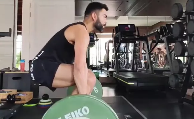 Asia Cup 2022: Virat Kohli Hardcore Gym Session Video Goes Viral - Sakshi