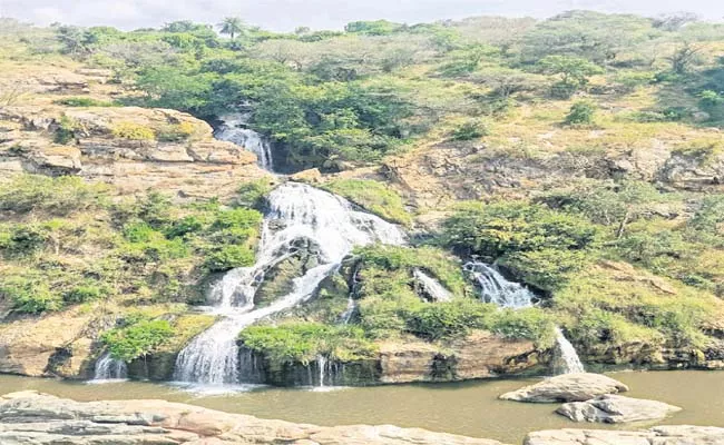 Falling Into The Waterfall While Taking Selfie - Sakshi