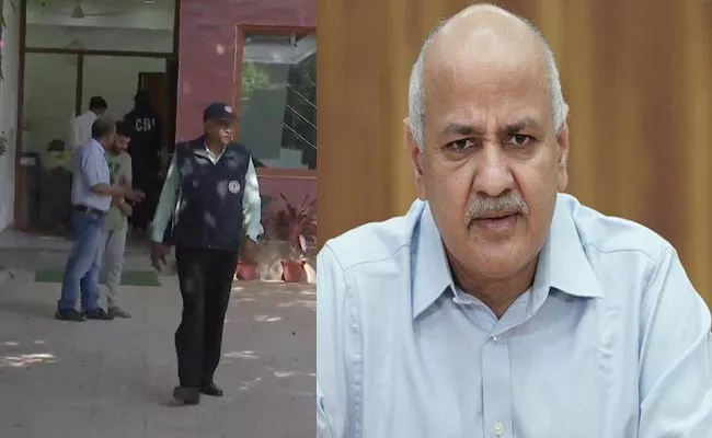 CBI Raids On Residence Of Delhi Deputy CM Manish Sisodia - Sakshi