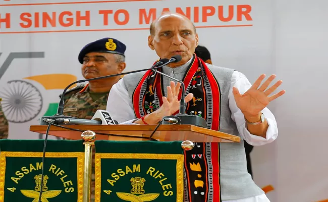 I wanted to join army But Rajnath Singh Gets Emotional In Manipur - Sakshi