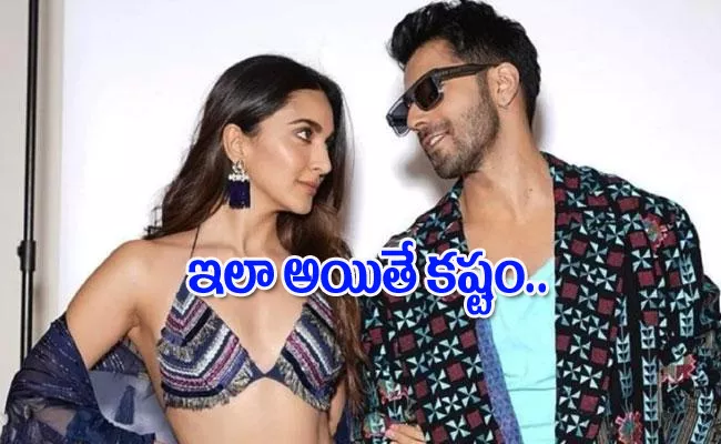 Varun Dhawan Kisses Kiara Advani And KRK Trolls - Sakshi