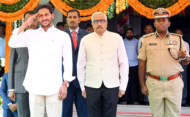 Tiranga Utsav Pingali Venkayya 146th Birth Anniversary Celebrations AP - Sakshi