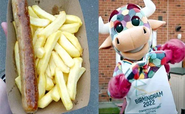 Fans Shock Sausage-French Fries Packet Cost 1000 Bucks At-CWG 2022 - Sakshi