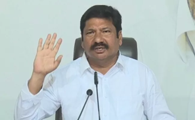 AP Minister Jogi Ramesh Fires Central Minister Anurag Tagore - Sakshi