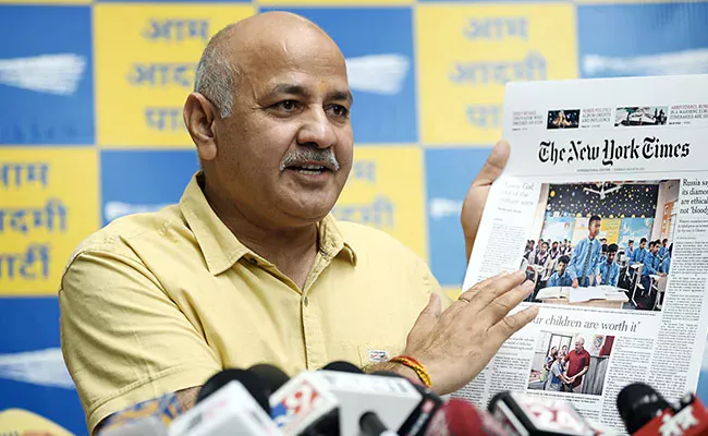 Delhi Liquor Policy Probe Manish Sisodia Targeted PM Modi - Sakshi