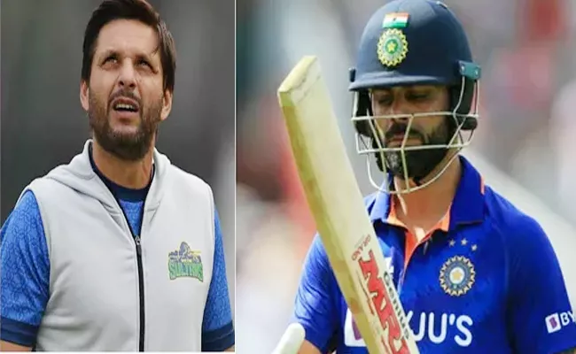 Asia Cup 2022 Ind Vs Pak: Shahid Afridi Statement on Virat Kohli Future - Sakshi