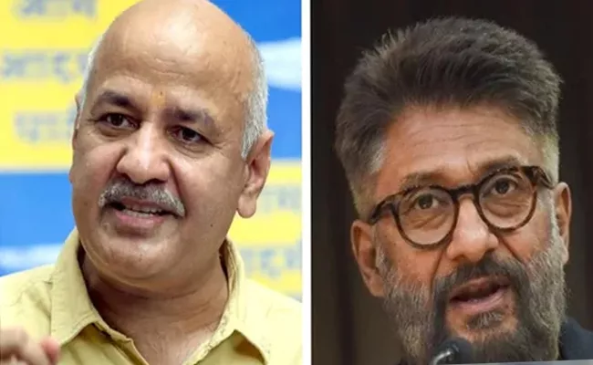 Vivek Agnihotri Objection To Manish Sisodia Rajput Comments - Sakshi