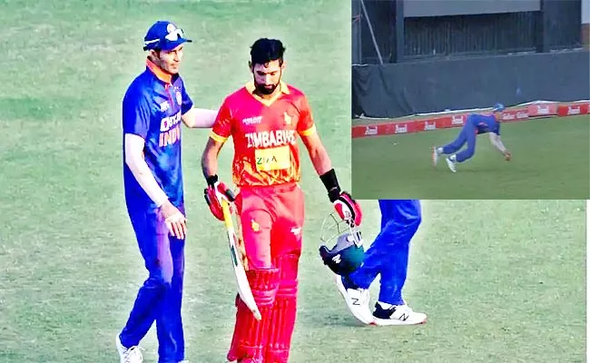 Shubman Gill Stunning Catch Of Sikandar Raza Was Match Turning Point - Sakshi