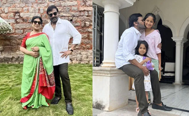 Chiranjeevi Celebrates His 67th Birthday With Family Away From The City - Sakshi