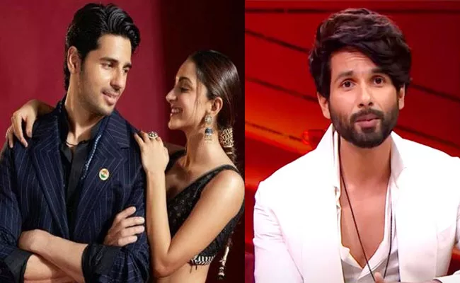 Shahid Kapoor Confirms Kiara Advani and Sidharth Malhotra Marriage - Sakshi