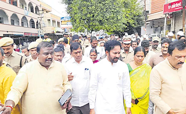 Amberpet constituency Complete The Flyover Construction On Time: Kishan Reddy - Sakshi