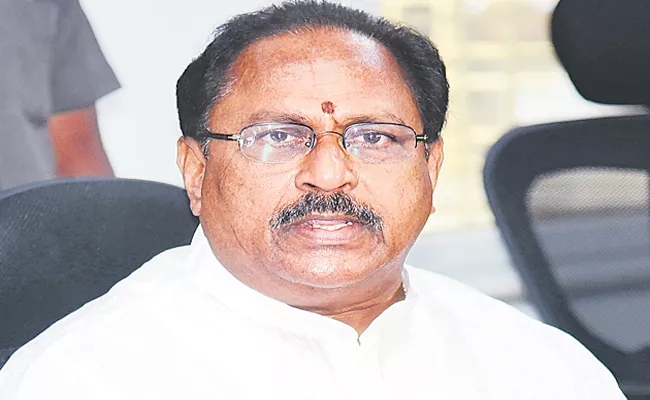 Deputy Chief Minister Kottu Satyanarayana Conservation of temple lands - Sakshi