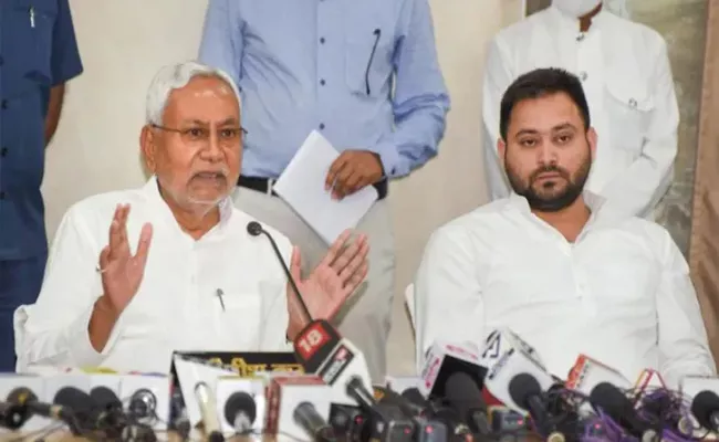 Nitish Kumar Led Grand Alliance Wins Trust Vote in Bihar Assembly - Sakshi