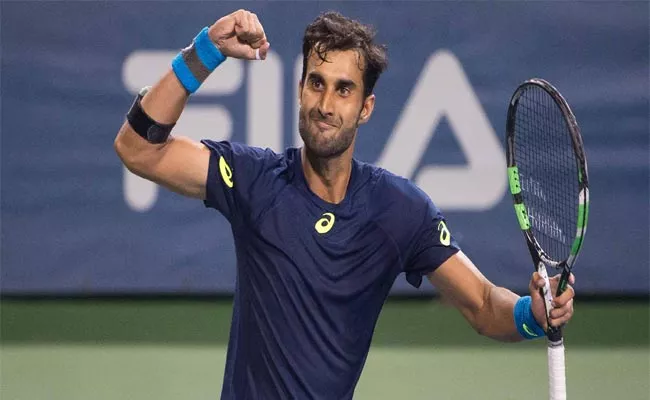 uki Bhambri wins first round In US Open 2022 Qualifiers - Sakshi