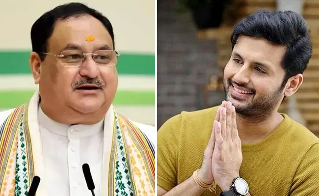 BJP National President JP Nadda Will Meet Hero Nitin - Sakshi