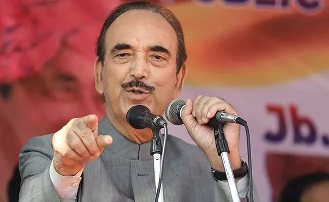 Ghulam Nabi Azad All Set To Launch His Own Party In 14 Days - Sakshi