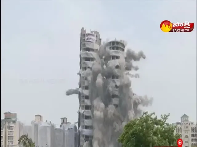 Supertech Twin Towers Demolished In Noida