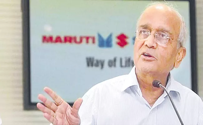 Maruti Suzuki Chairman RC Bhargava says trust on private sector is way forward for India growth - Sakshi