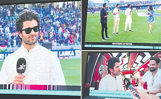 Vijay Devarakonda Attend India Pakistan Match Asia Cup 2022 - Sakshi