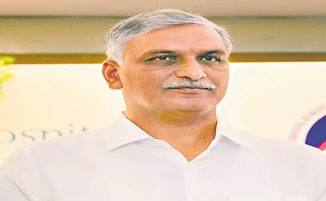 Minister Harish Rao Letter To Union Minister Kishan Reddy - Sakshi