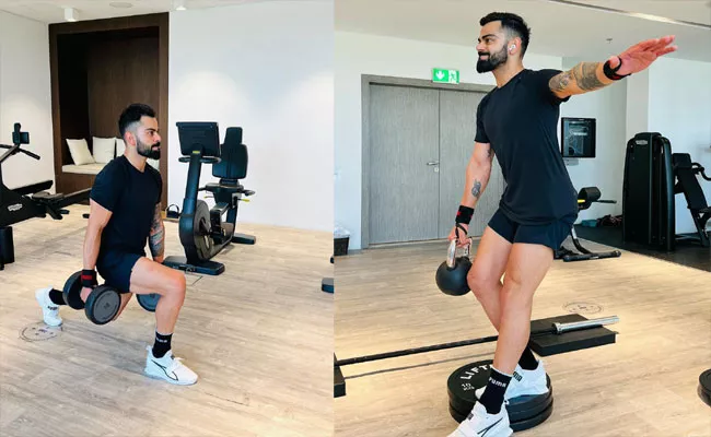 Asia Cup 2022: Virat Kohli Sweats Out In Gym Ahead Hong Kong Match - Sakshi