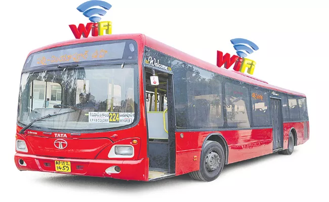 Telangana: Digital Services have Become Available in Pushpak Buses - Sakshi