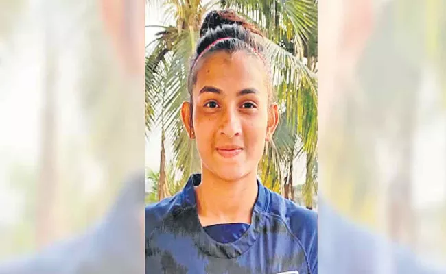 Soumya Gugulot Selected for South Asian Football Tournament - Sakshi