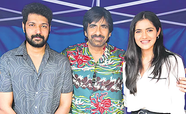 Mass Maharaja Raviteja Launched Atharva Movie Poster Hyderabad - Sakshi