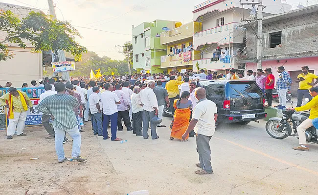 TDP Leader Nara Lokesh Over Action At Kuppam - Sakshi