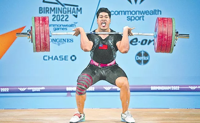 CWG 2022: Opeloge Family Claim Weightlifting Title Don Strikes Gold - Sakshi