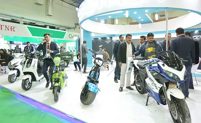 2022 Electric Vehicle Technology Expo begins in Delhi - Sakshi